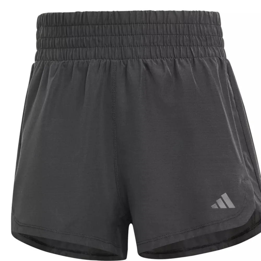 adidas Women's Pacer Training 3-Stripes Woven High-Rise 3" Shorts - Picture 7 of 10